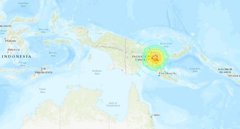 Gempa Magnitudo 7,6 Guncang Papua Nugini, Sempat Ada Peringatan Tsunami