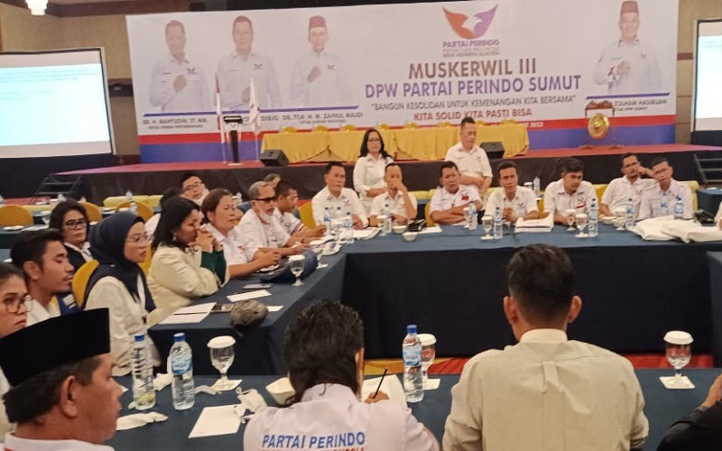 Muskerwil III Perindo Sumut Resmi Ditutup, Berikut Rekomendasi yang Bakal Disetor ke DPP