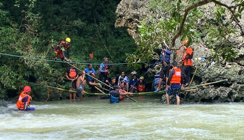 Terkendala Medan Berat, Pencarian Pemandu Wisata Hilang di Pangandaran Masih Nihil