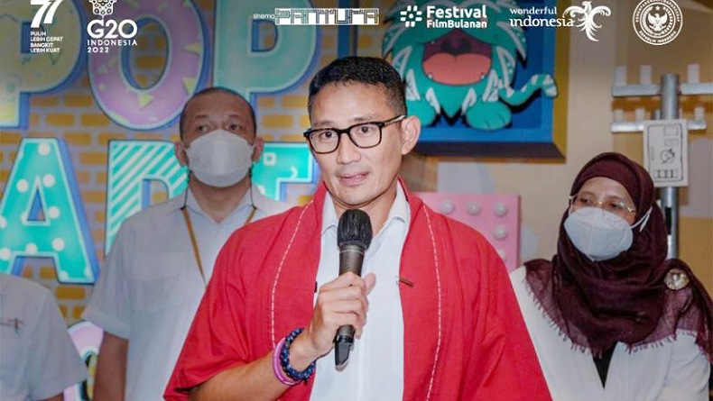 Ditutup Besok, Sandiaga Ingatkan Sineas Sulawesi Utara dan Gorontalo Ikut Festival Film Bulanan