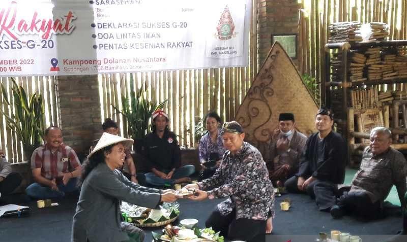 Warga Borobudur Gelar Doa Lintas Agama dan Deklarasi Dukung Sukses G20