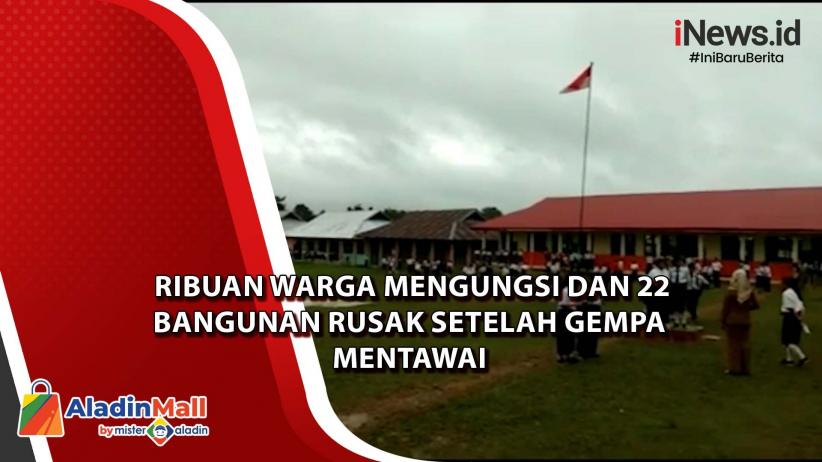 Gempa Terkini Di Mentawai M 51 Warga Panik Berhamburan Keluar Rumah 