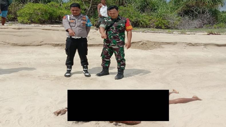 Bangka Tengah Geger, Nelayan Temukan Mayat ABK PT SHL Ketapang di Pantai Merapin