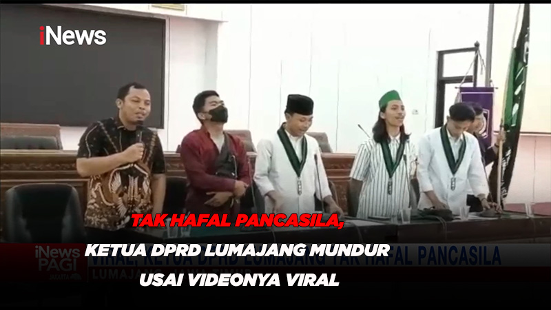 Tak Hafal Pancasila, Ketua DPRD Lumajang Mundur Usai Videonya Viral 