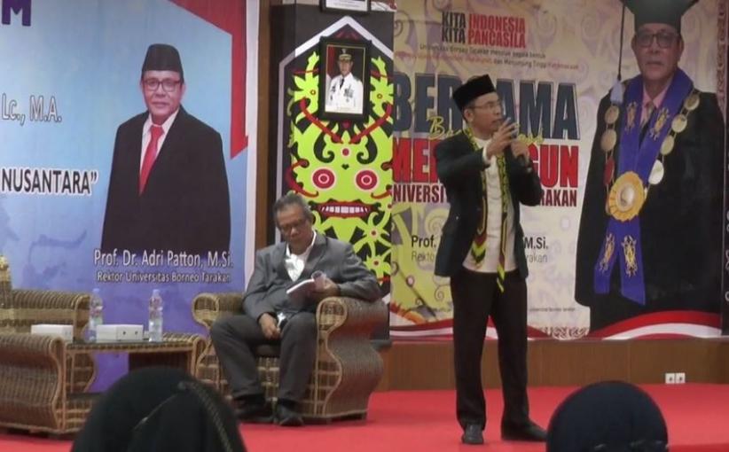 Kuliah Umum di Universitas Borneo, TGB Ajak Mahasiswa Berpartisipasi Bangun Negara