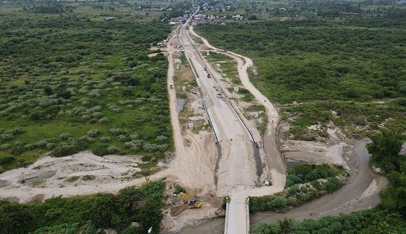 Bekas Lokasi Likuefaksi di Sigi Dijadikan Jalan - Bagian 2