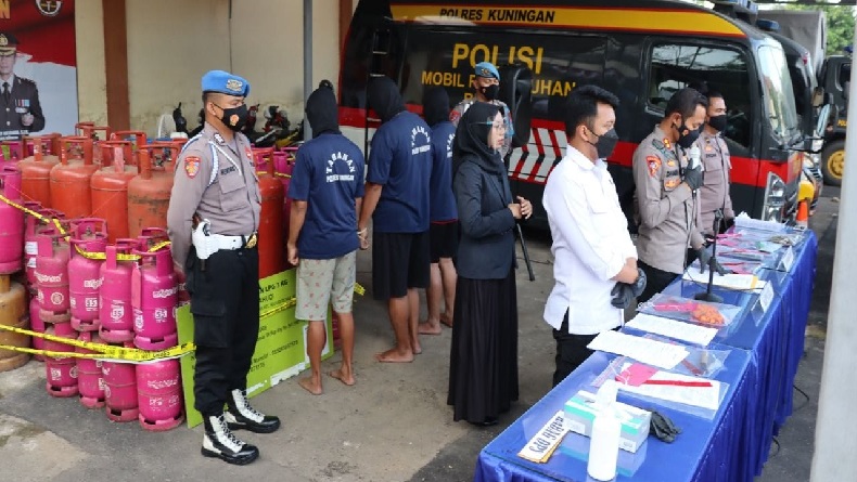 Polisi Tangkap Kepala Desa di Kuningan yang Diduga Oplos Gas Elpiji