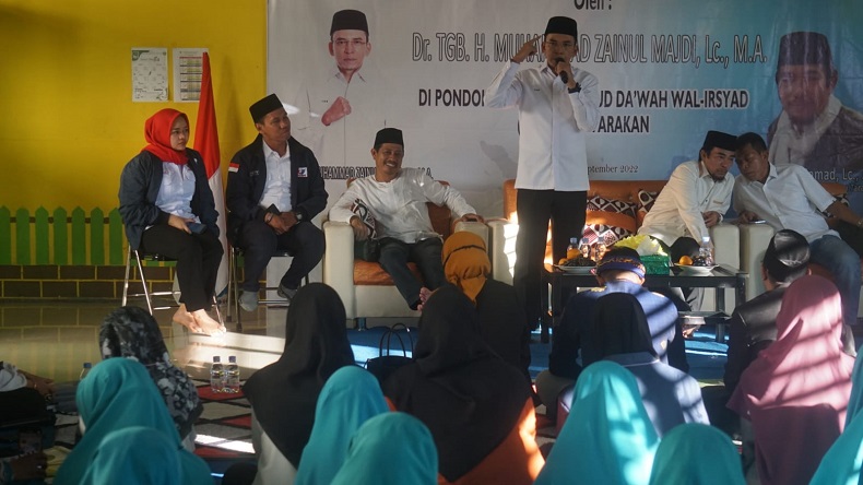 TGB Zainul Majdi Silaturahmi ke Ponpes DDI Kota Tarakan, Beri 3 Pesan Penting untuk Para Santri