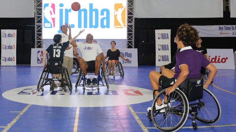 300 Pelajar DKI Jakarta Ikuti Program Jr. NBA Day - Bagian 3