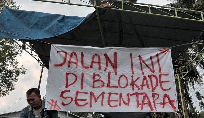 Akses Menuju Kawasan Industri Muarojambi Lumpuh Diblokir, Ini Syarat Jalan Dibuka - Bagian 3