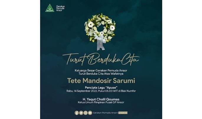 title Innalillahi, Tete Mandosir Sarumi Pencipta Lagu Apuse Wafat Innalillahi, Tete Mandosir Sarumi Pencipta Lagu Apuse Wafat