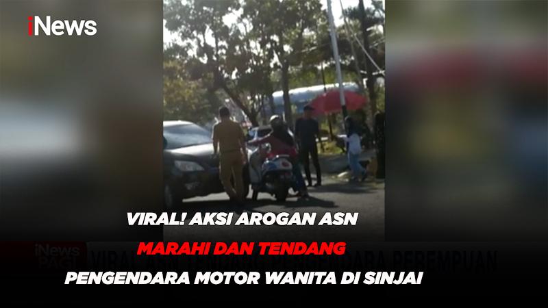 Ini Tampang Oknum ASN Yang Tendang Motor Perempuan Di Sinjai