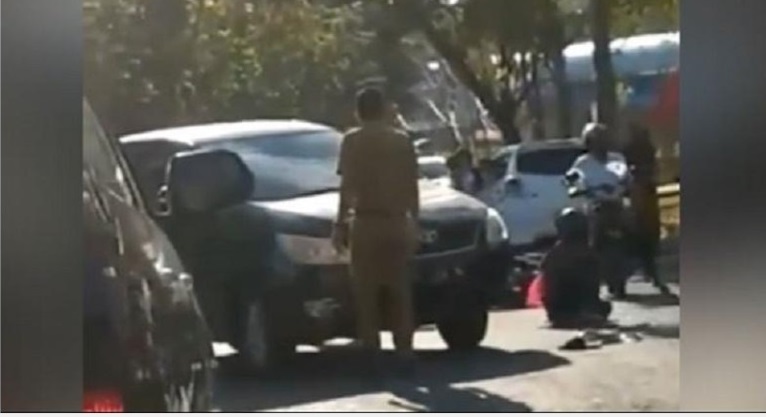 Polisi Sebut Oknum ASN Sinjai yang Tendang Motor Perempuan di Jalan Sudah Ditahan