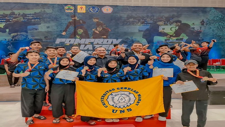 Sabet 71 Medali, UNS Duduki Peringkat 2 Pomprov Jateng 2022