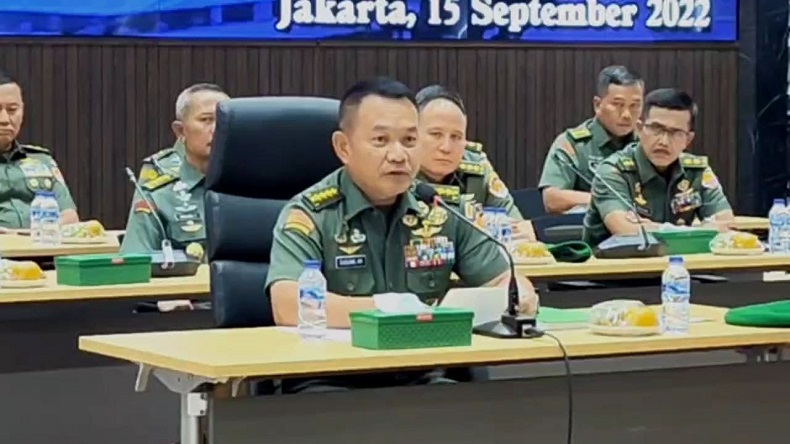 Bertemu Militer Singapura, Jenderal Dudung Harap Kerja Sama Terus Diperkuat