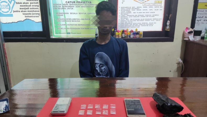 Edarkan Sabu, Pria di Bangka Tengah Ditangkap Polisi