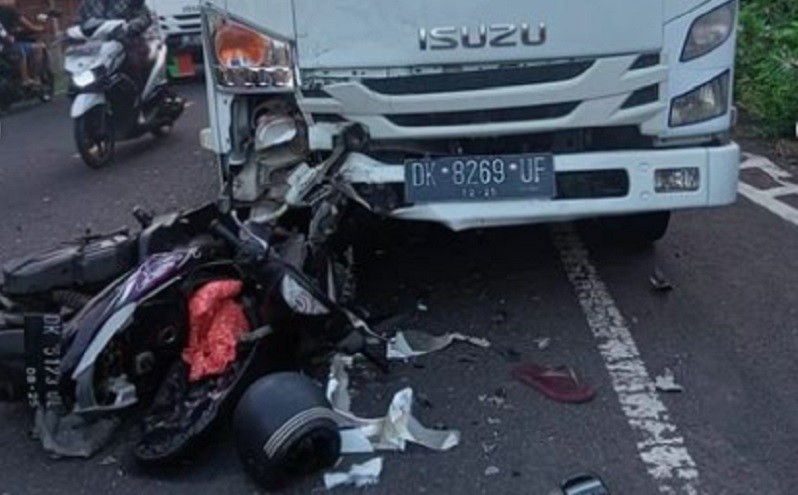 Kecelakaan Maut di Jalan Raya Singaraja Buleleng, Gadis Pengendara Motor Tewas