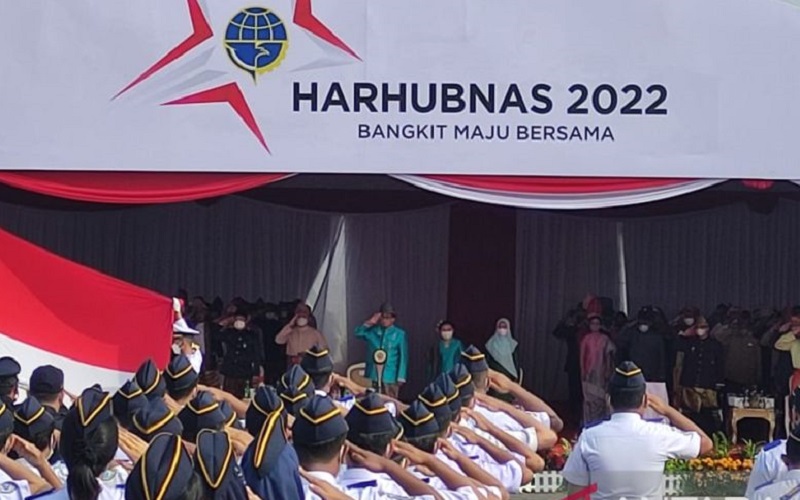 Kemenhub Gelar Upacara Harhubnas 2022 di Pinggir Sungai Musi, Ini Alasannya