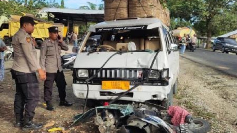 Tragis, Bocah 13 Tahun Bawa Motor di Aceh Barat Tewas Tertabrak Mobil dari Belakang