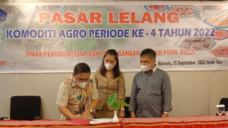 Komoditas Jagung Mendominasi Transaksi Pasar Lelang Komoditas Agro di Manado