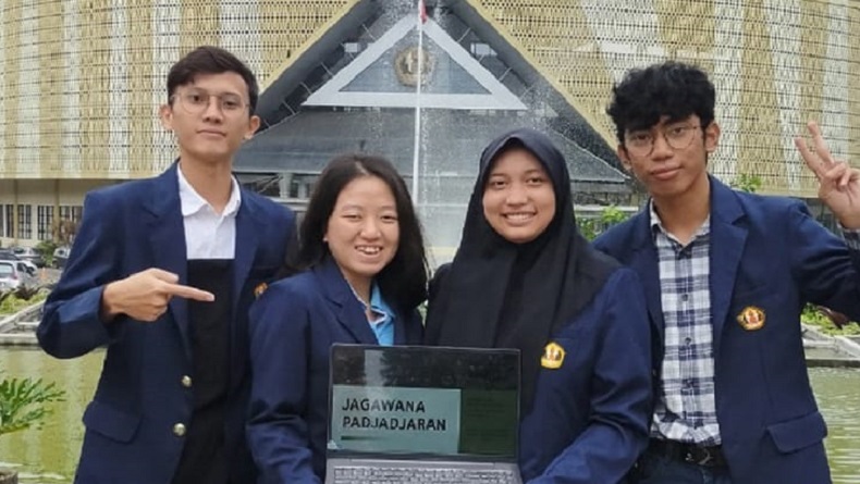Bantu Pemetaan Kampus, 4 Mahasiswa Unpad Kembangkan Perangkat Lunak Jagawana Padjadjaran