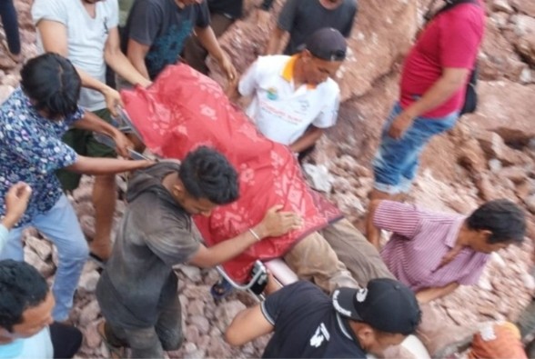 Kecelakaan Kerja, 2 Pekerja Galian C Tewas Tertimbun Longsor di Aceh Besar