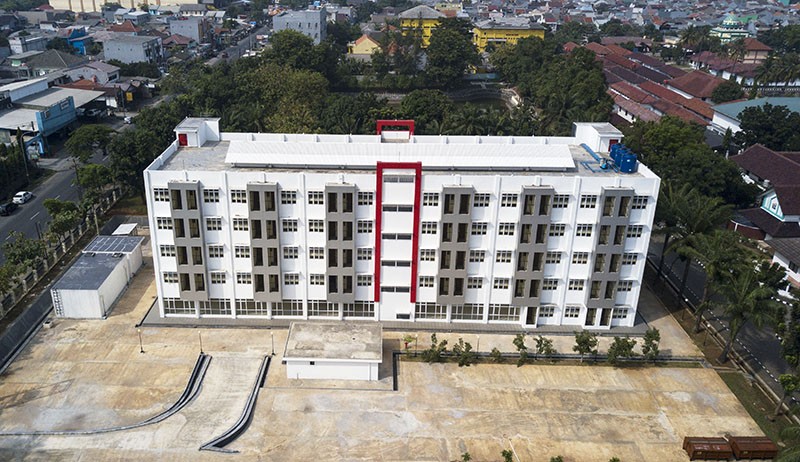 Foto dari Udara Rusun untuk PMKS di Bekasi, Biaya Sewa Rp10.000 per Bulan - Bagian 1