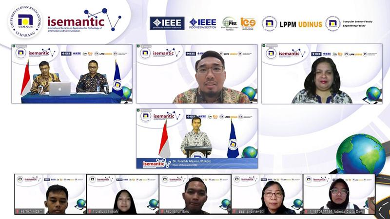 Udinus Ajak Peneliti Seluruh Dunia Saling Bertukar Ilmu lewat Isemantic 2022  