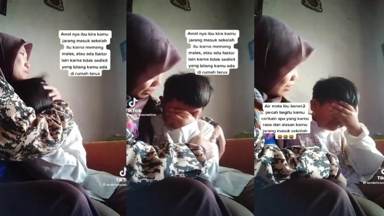 Viral Video Guru dan Siswa SD di Cianjur Nangis Berpelukan, Penyebabnya Bikin Haru