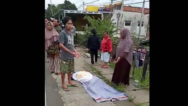 Usai Ditodong, Ibu Hamil Terkapar Bersimbah Darah di Tanjungsari Sumedang