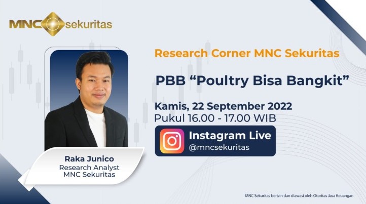 Saksikan IG Live Research Corner Hari Ini: PBB Poultry Bisa Bangkit
