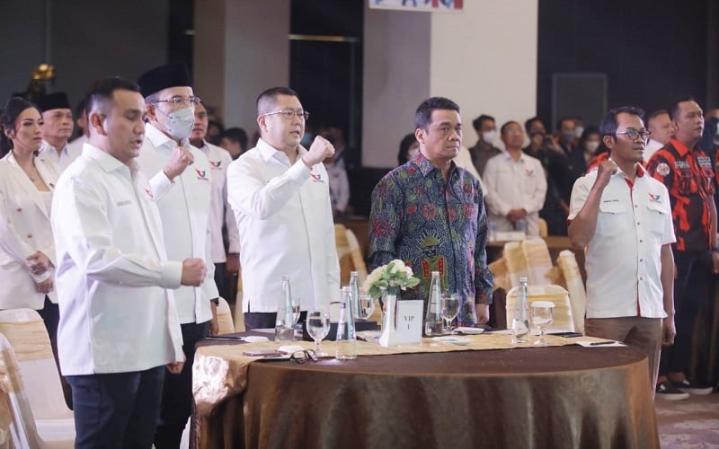 Buka Muskerwil DPW Perindo DKI, Hary Tanoesoedibjo Targetkan Minimal 3 Kursi DPR Dapil Jakarta