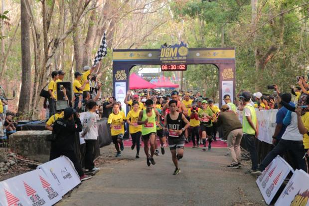 Kagama Gelar UGM International Trail Run, Ganjar:  Lari Jadi Gaya Hidup Masyarakat Dunia