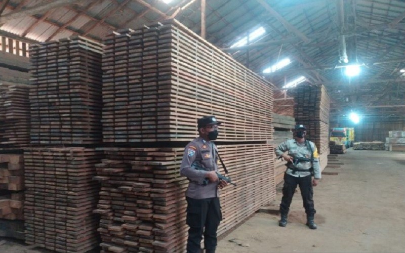 Pemilik 1.050 Meter Kubik Kayu Ilegal di Kalbar Senilai Rp1,4 Miliar Jadi Tersangka