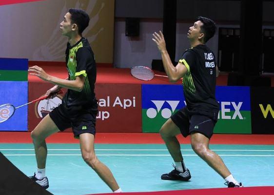 Hasil Indonesia International Series 2022: Alfian/Ade Juara usai Menangi Perang Saudara