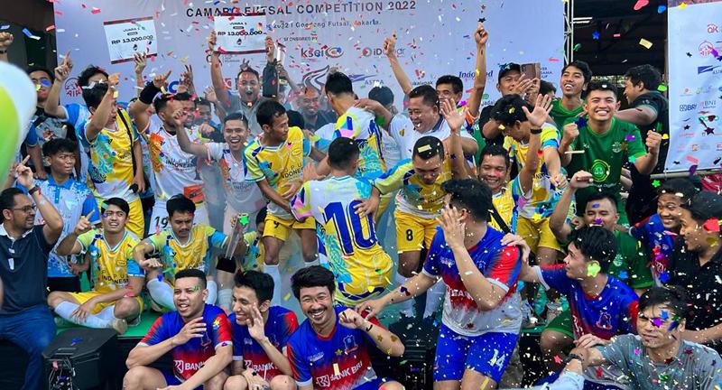 Hasil Camaro Futsal Competition IV 2022: FW BUMN dan Pupuk Indonesia Juara