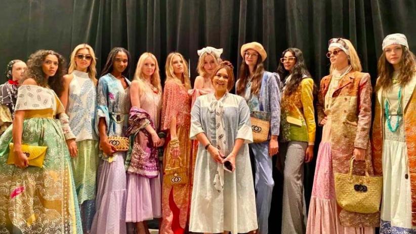 Angkat Keindahan Bawah Laut Bunaken, Coreta Louise Luncurkan Batik Sea Reflection di New York Fashion Week