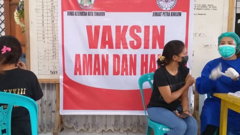 Dinkes Sebut 66,56 Persen Warga Sangihe Lanjutkan Vaksinasi Covid-19