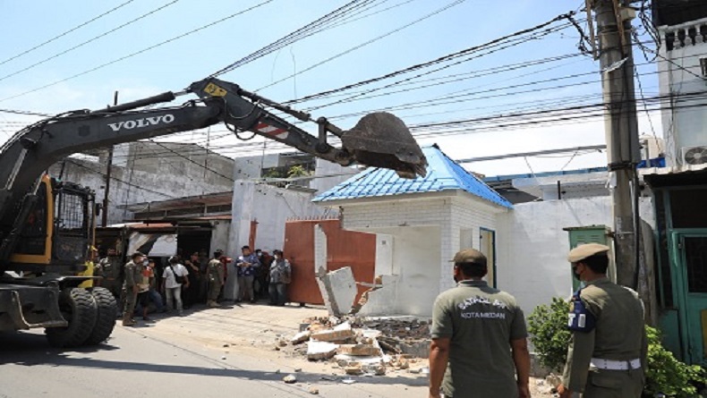 Bongkar 45 Bangunan Liar di Atas Drainase, Bobby Nasution: Sudah Sepakat dengan Semua Ormas