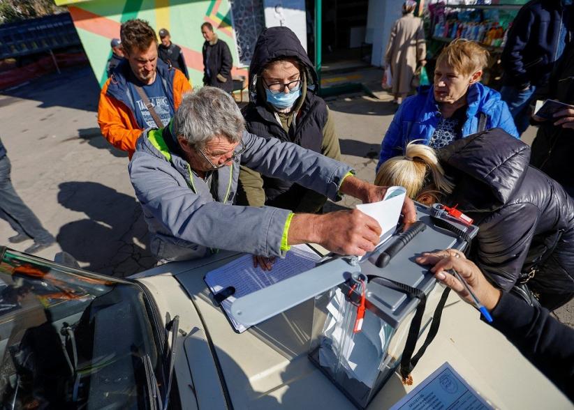 Hasil Referendum: 4 Wilayah Ukraina Setuju Gabung Rusia