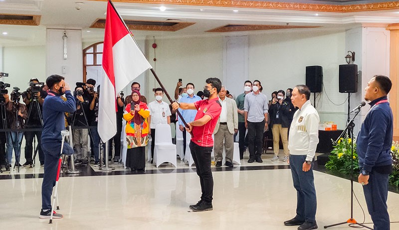 Foto Timnas Garuda INAF Berangkat ke Piala Dunia Sepak Bola Amputasi - Bagian 2