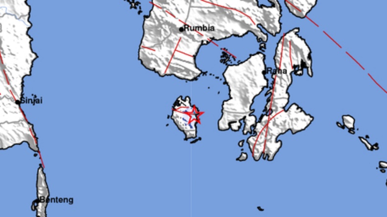 Gempa Terkini Magnitudo 3,1 Goyang Kabaena Timur Sultra