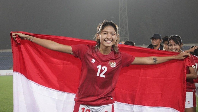 Profil Zahra Muzdalifah, Striker Cantik Timnas Sepak Bola Putri Indonesia