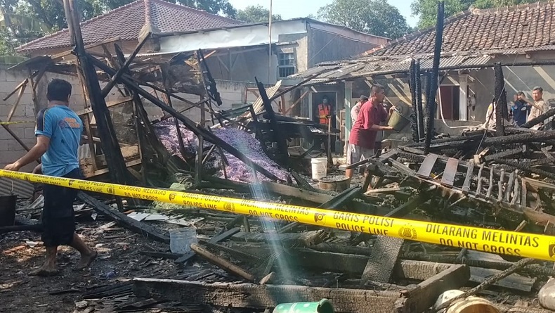 Gudang Petasan di Jatibarang Indramayu Terbakar, Pemilik Tewas