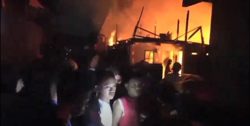 Kebakaran di Makassar, 3 Rumah Warga Ludes Terbakar