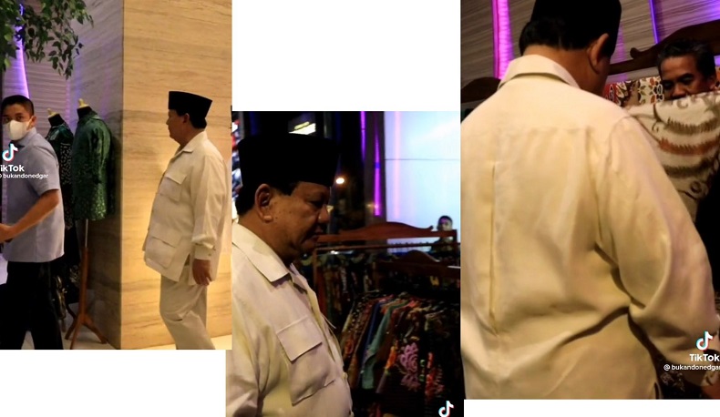 Prabowo Diam-Diam Borong Batik Jogja, Pedagang: Beliau Tak Mau Dikasih Diskon