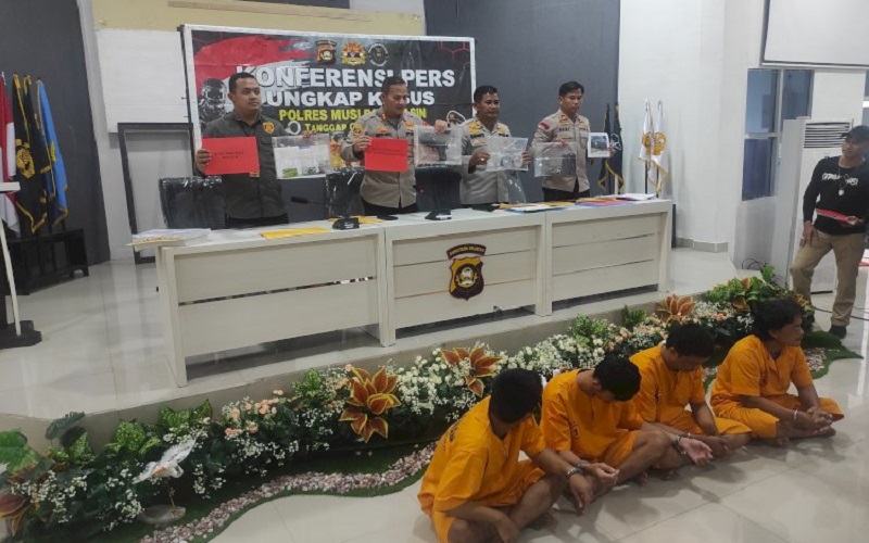 Komplotan Polisi Gadungan Ditangkap Polres Muba, 1 Tewas Tertembak 