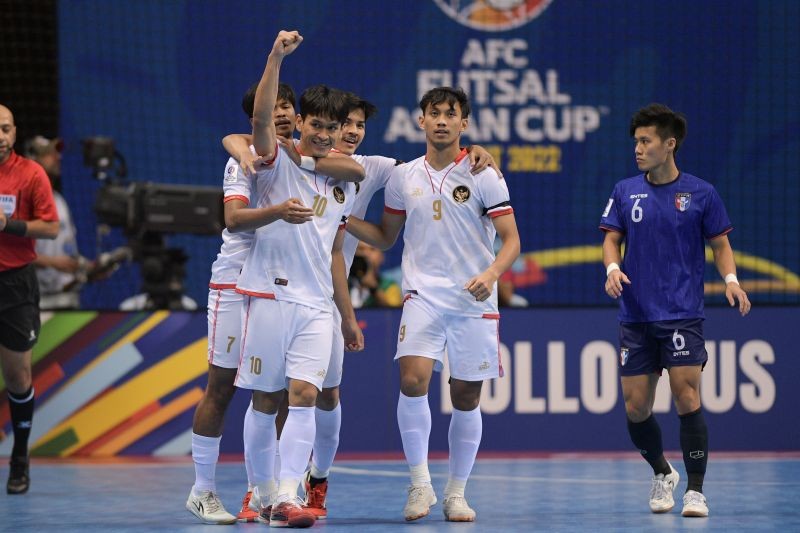 Libas Taiwan 4-1, Timnas Futsal Indonesia Tantang Jepang di Perempat Final Piala Asia 2022