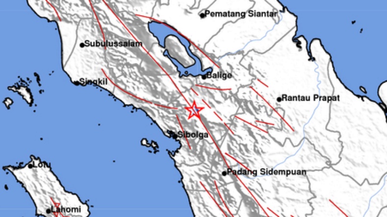 Gempa Magnitudo 2,2 Guncang Taput, Berpusat Darat