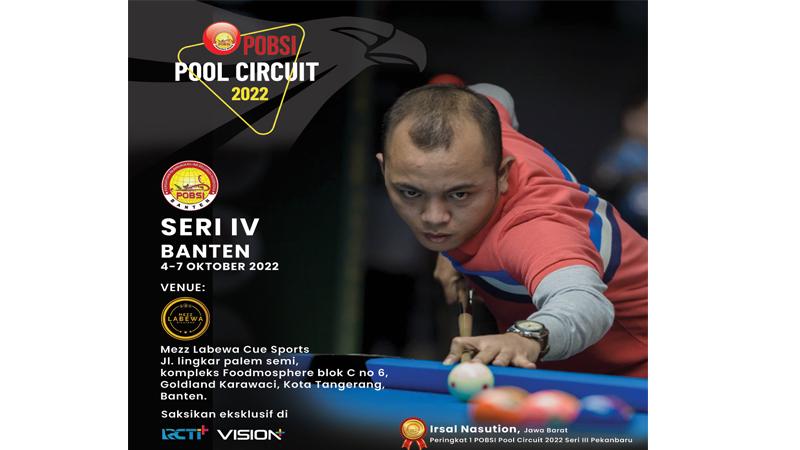 POBSI Pool Circuit Seri IV Bergulir di Banten, Ini Jadwalnya